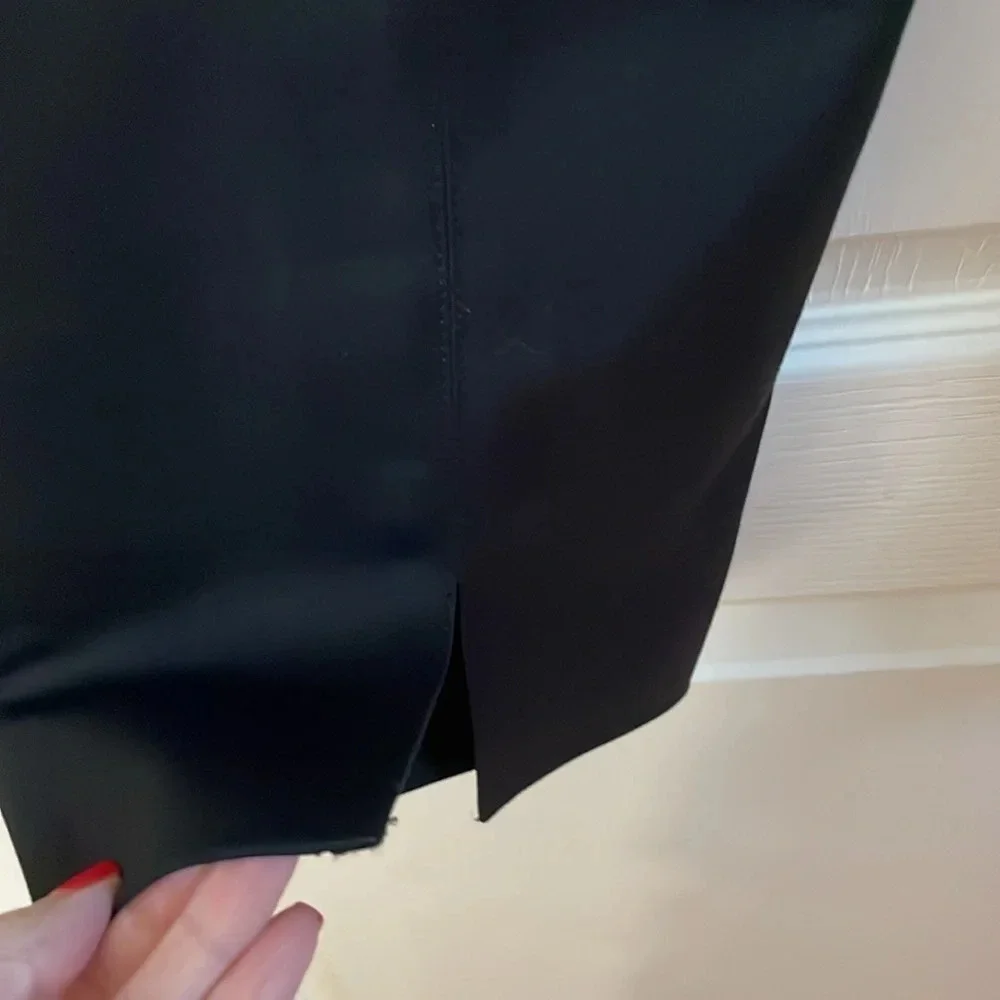 St. John Black Straight Leg Pants Size 4 - Picture 5 of 7